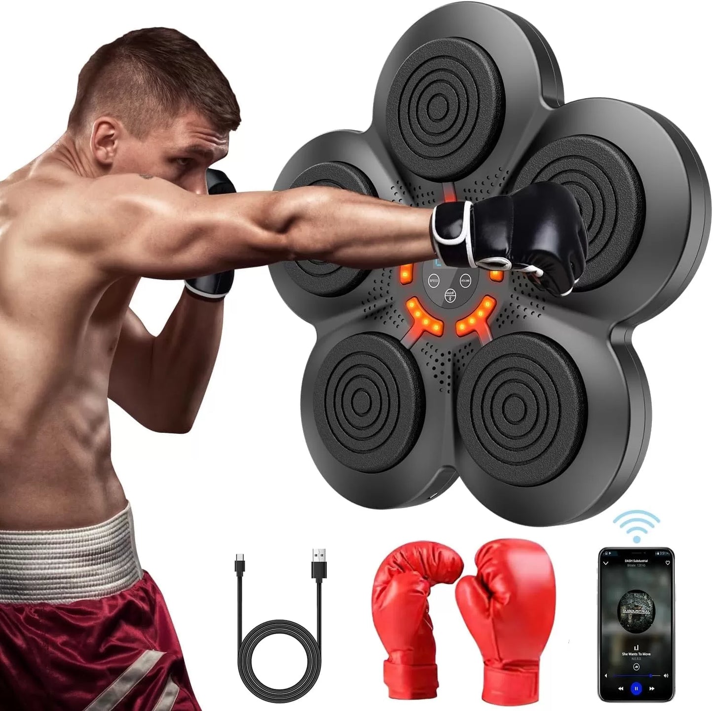 The Smart Musical Boxing Machine