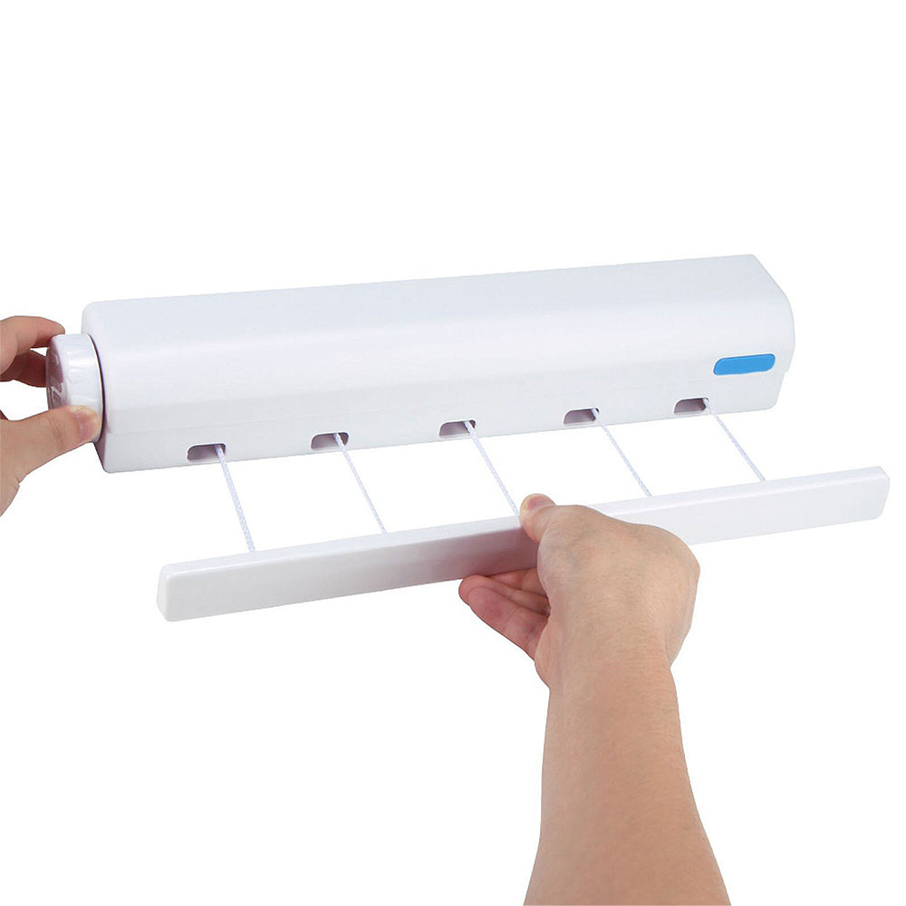Wall-Mounted Retractable Clothesline