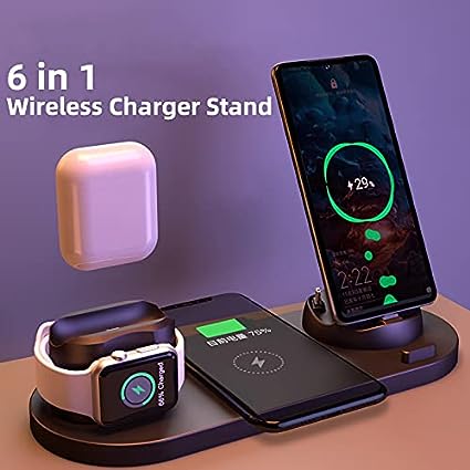 6-in-1 Fast Wireless Charger - The Ultimate Multi-Charging Solution