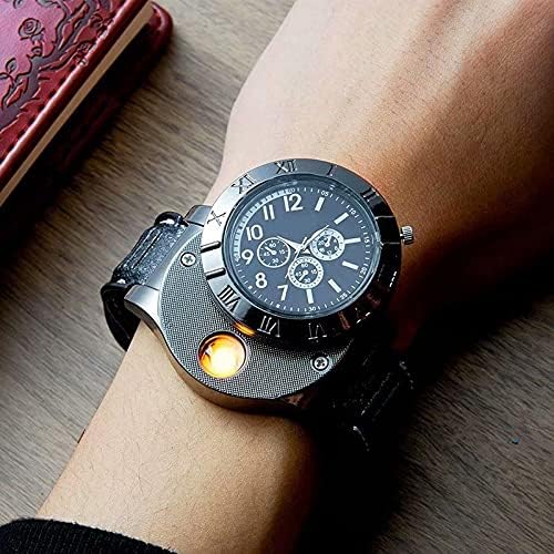 Windproof Lighter Watch - Stylish and Functional