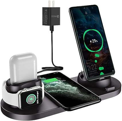 6-in-1 Fast Wireless Charger - The Ultimate Multi-Charging Solution