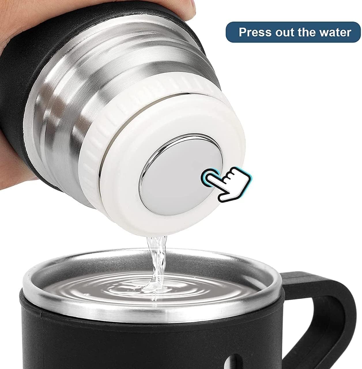 500ml Thermal Flask with 2 Cups