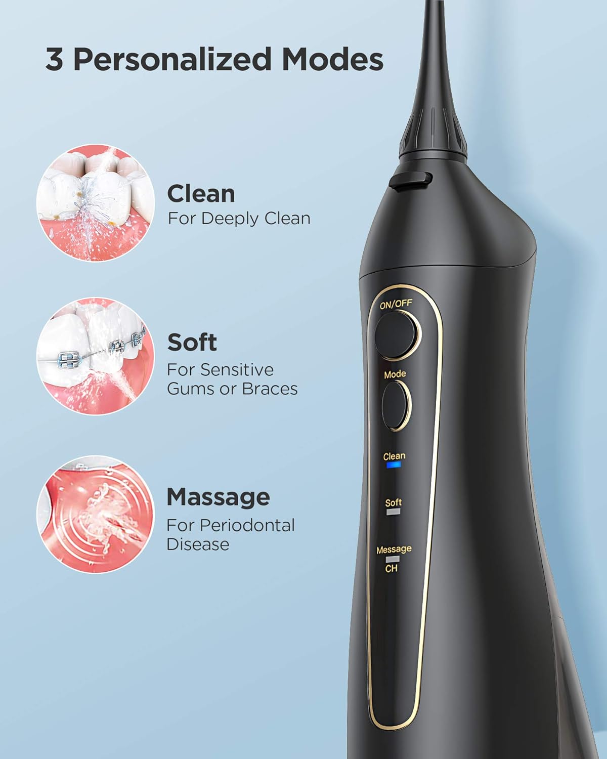 Fairywill Cordless Water Flosser and Toothbrush Combo - Advanced Oral Care