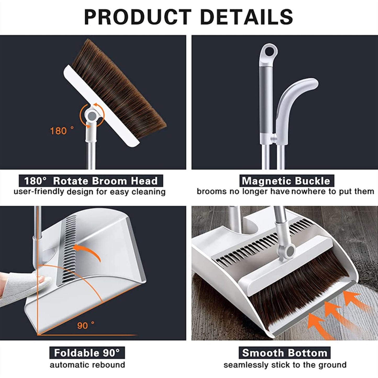 Broom and Dustpan Set
