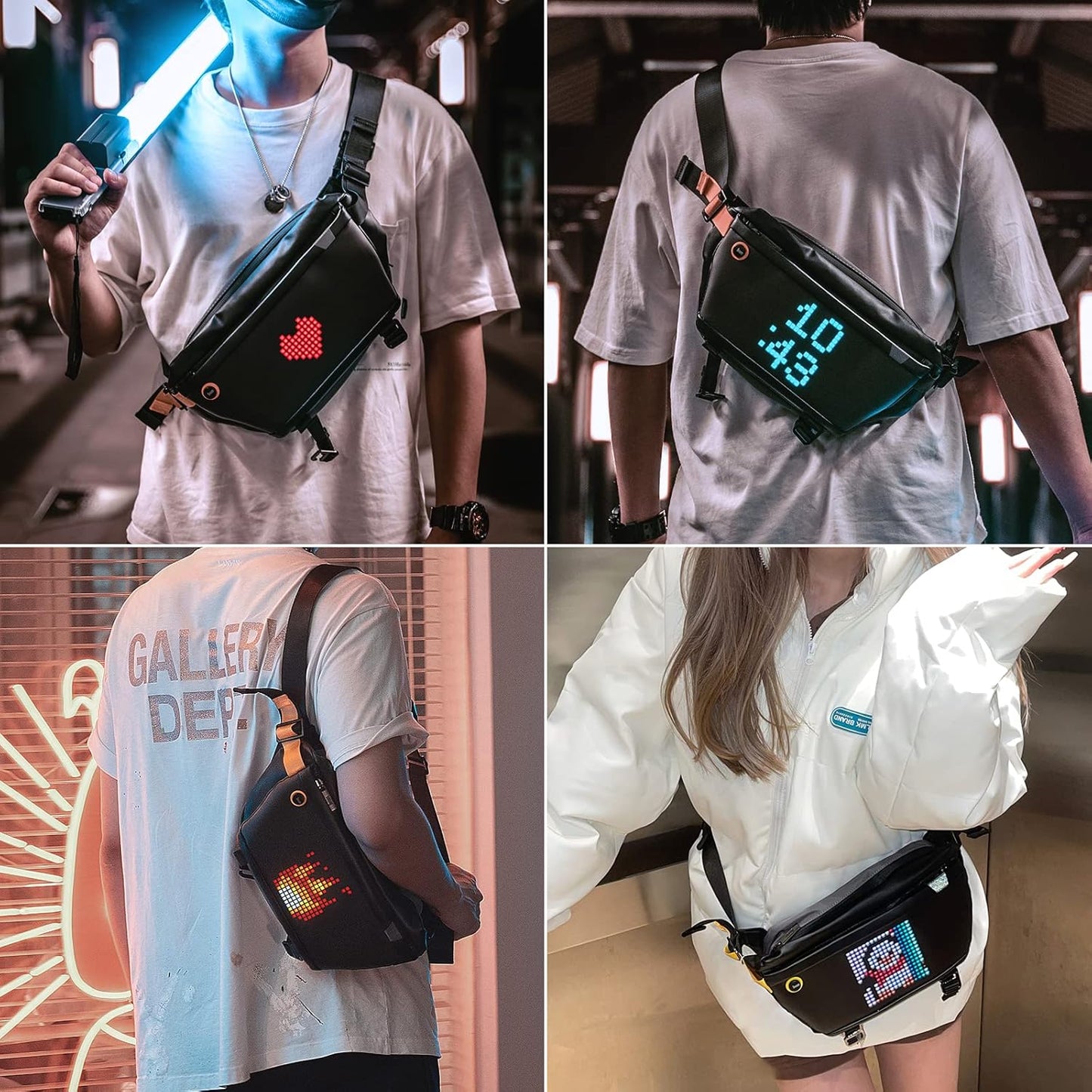 Divoom Fanny Pack with LED Display - Stylish and Functional