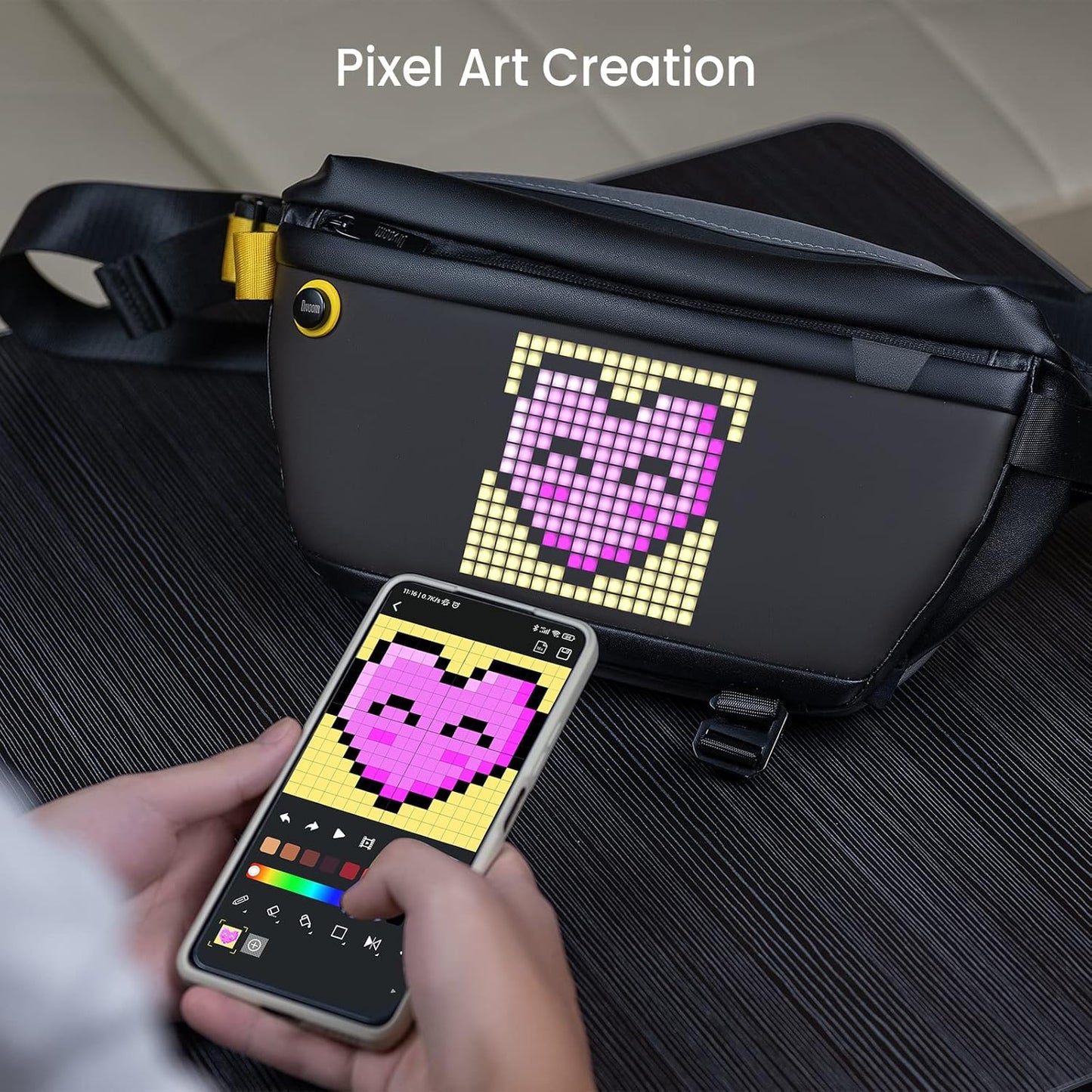 Divoom Fanny Pack with LED Display - Stylish and Functional