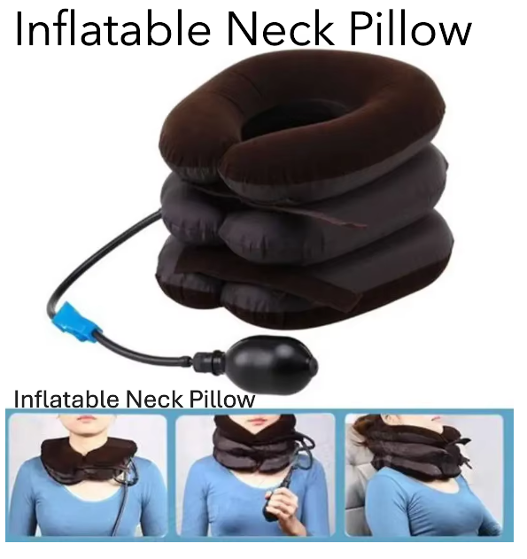 Inflatable Neck Pillow - Comfortable and Portable Travel Companion