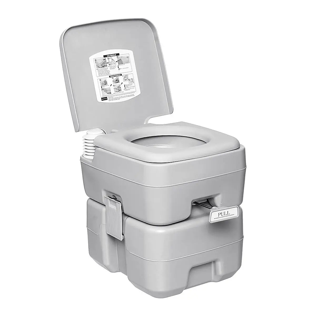 Portable Chemical Toilet with 20L Capacity