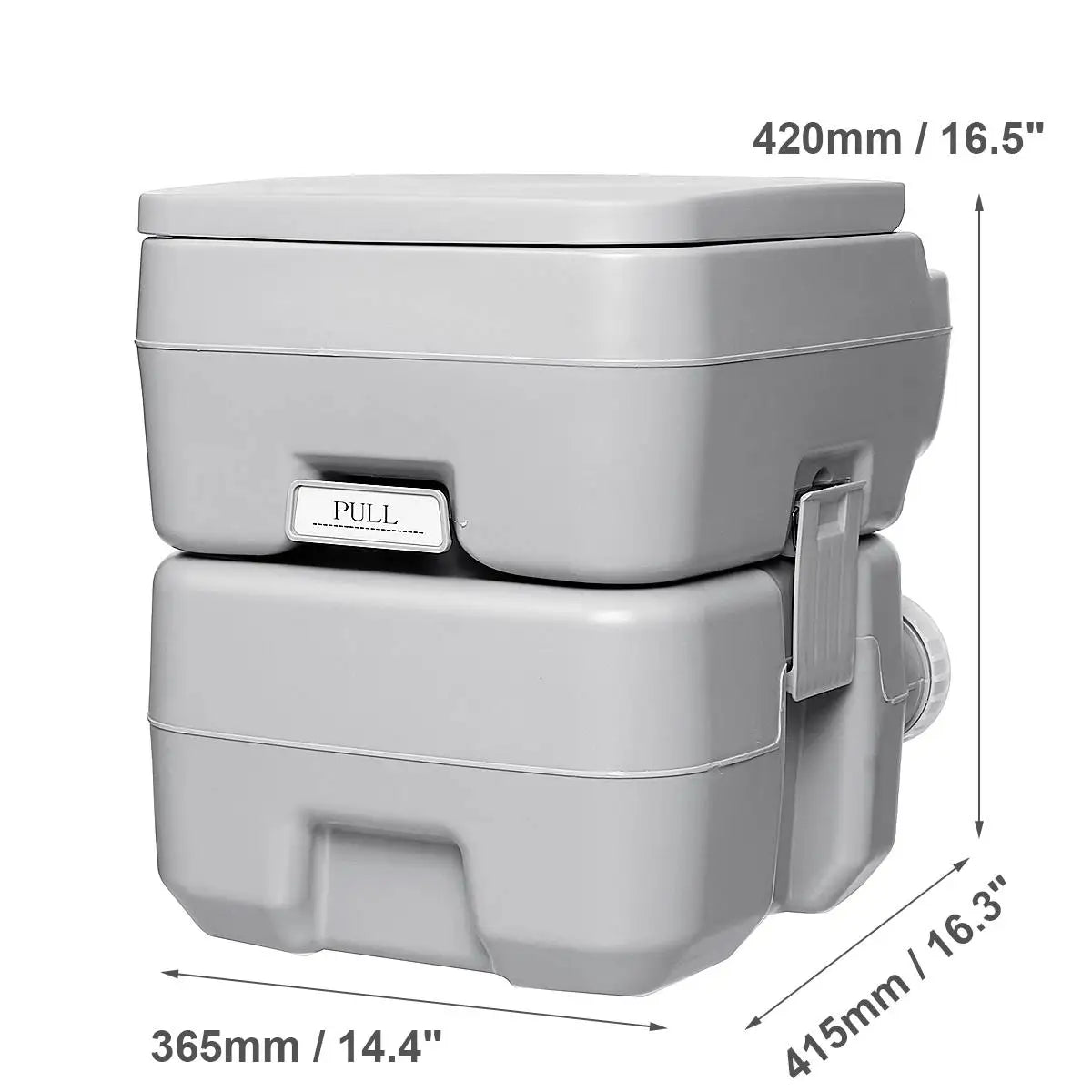 Portable Chemical Toilet with 20L Capacity