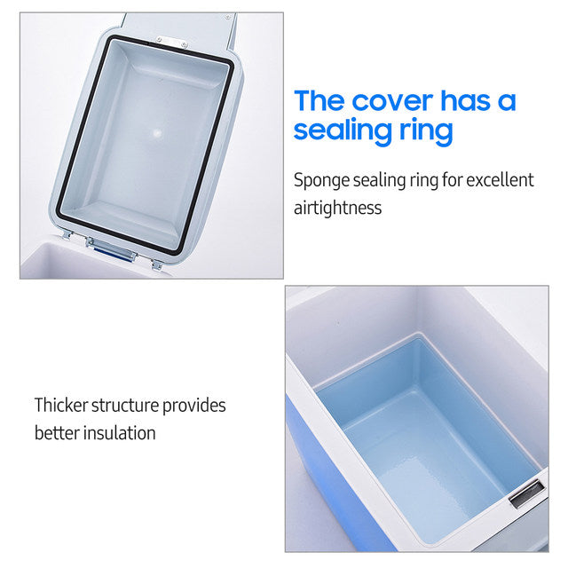 Portable Car Refrigerator with Cooling & Heating – 7.5L