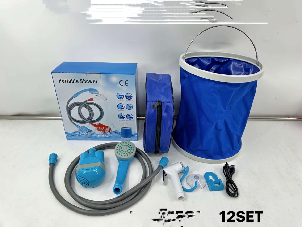 Electric Camping Shower Set