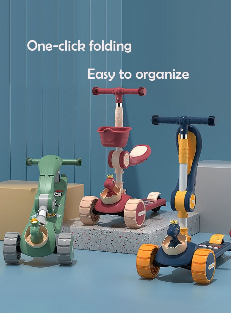 Kids Scooter - Multifunctional with Lights and Music