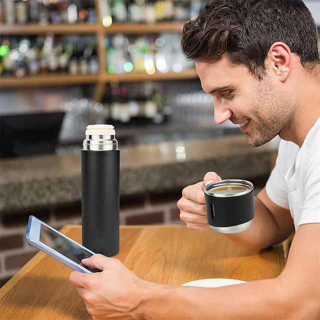 500ml Thermal Flask with 2 Cups