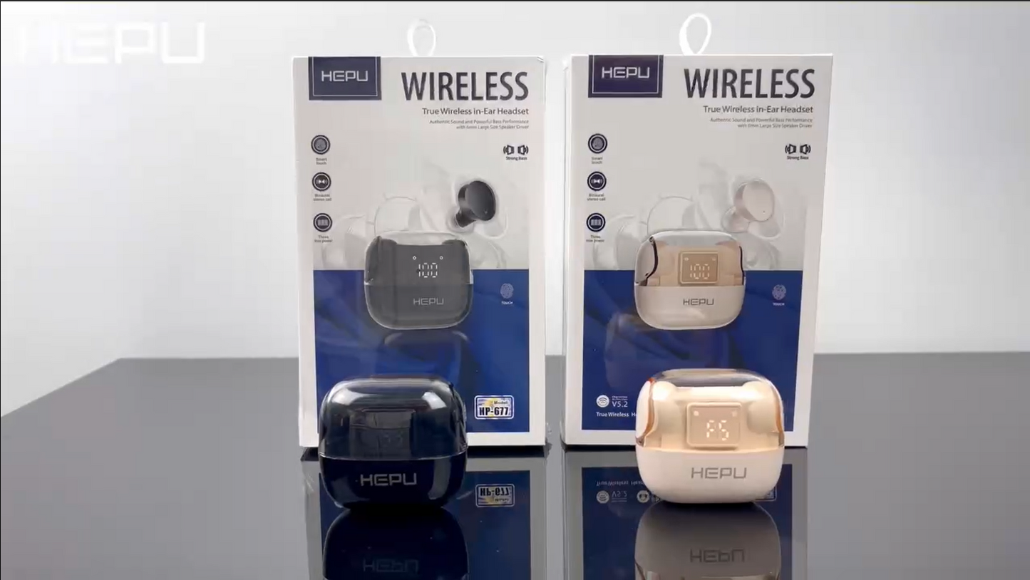 HEPU Wireless Earbuds – Premium Sound Experience