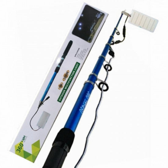 Fishing Rod Lamp with Flashlight