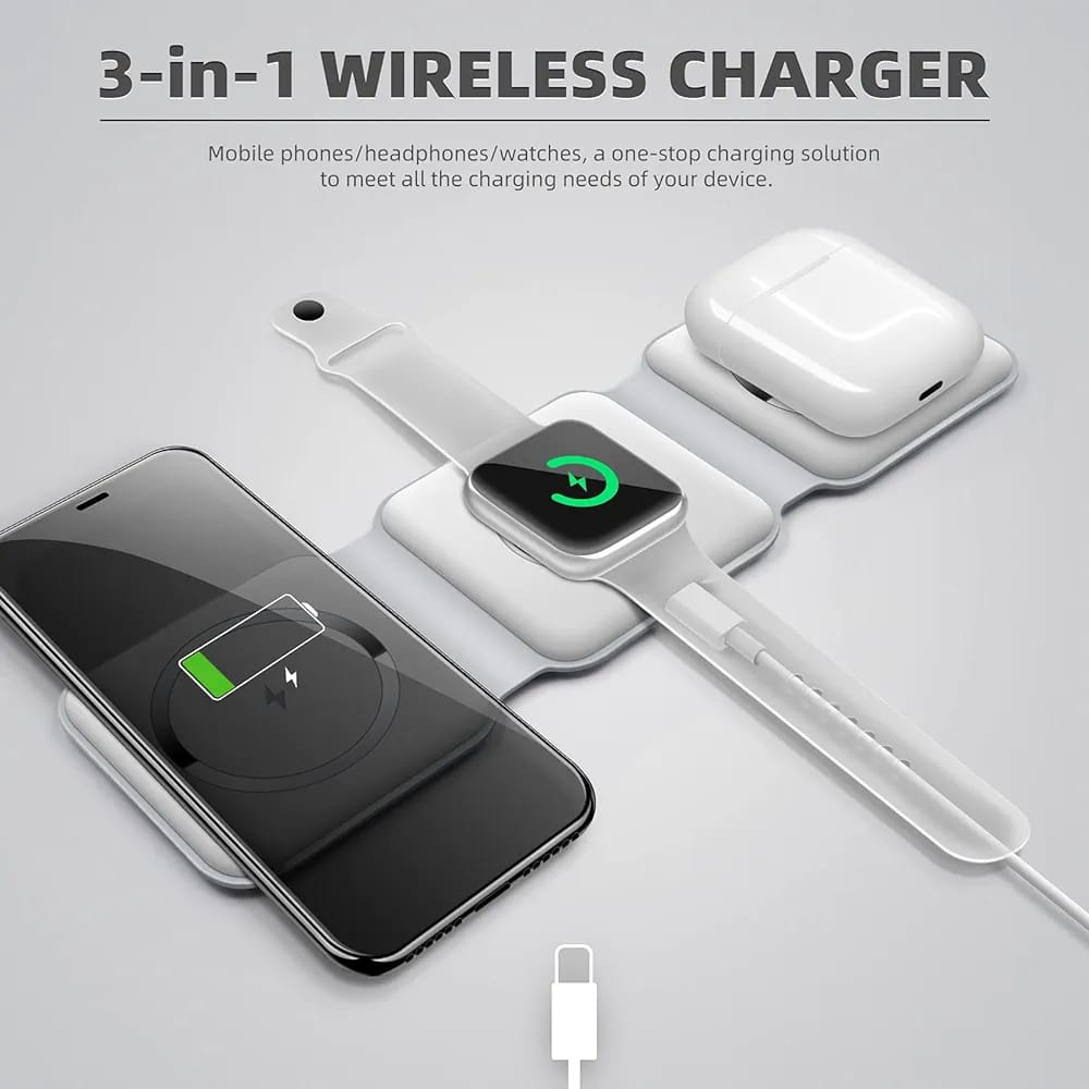3-in-1 Wireless Charger - All-in-One Charging Solution