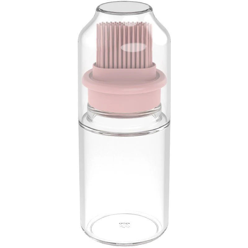 Portable Oil Bottle with Brush Silicone - High-Temperature Kitchen and BBQ Tool