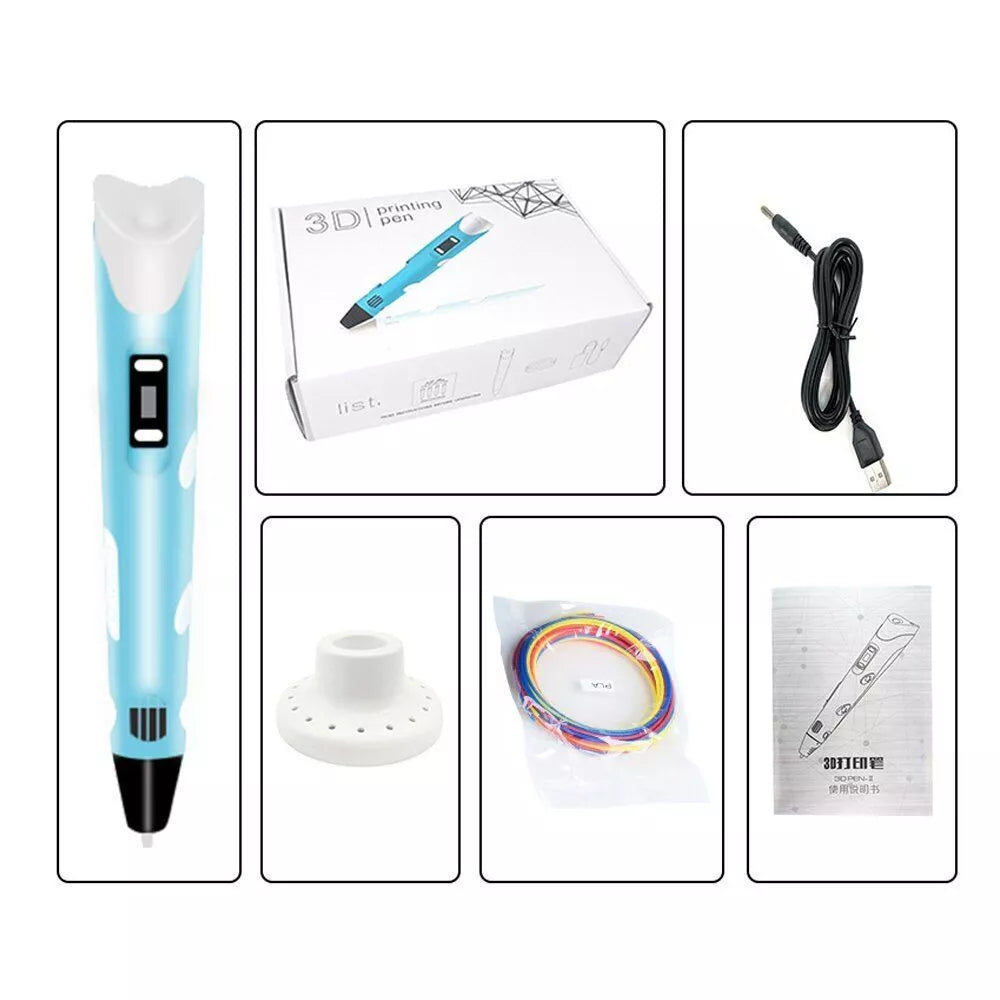 PLA 3D Pen-II - 3D Drawing Pen