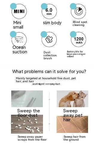 Sweeping Robot Automatic Household Mini Cleaning Machine Smart Vacuum Cleaner