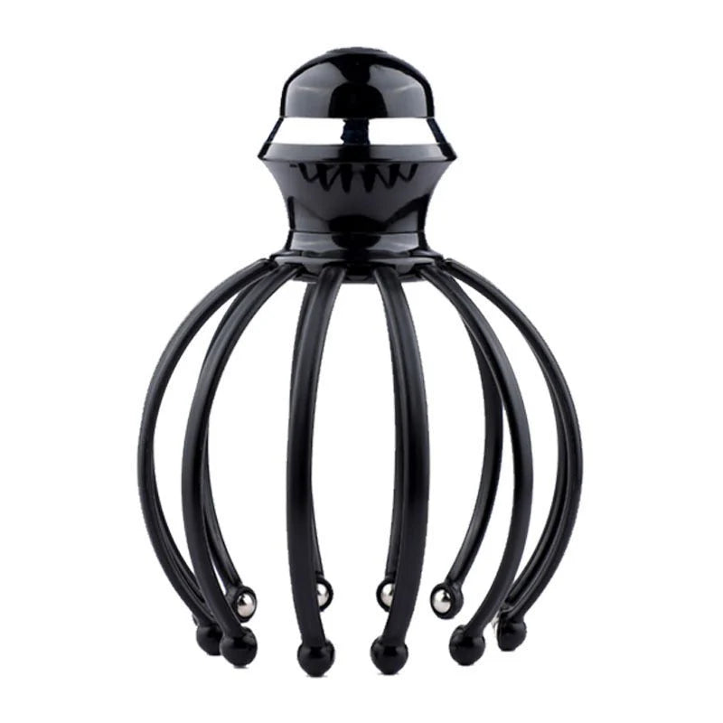 Vibration Head Massager - Scalp Relaxation with 12 Claw Electric Octopus Design