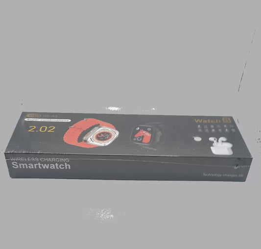 ساعة ذكية فائقة مع سماعات AirPods مجانية 