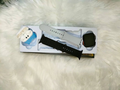 ساعة ذكية فائقة مع سماعات AirPods مجانية 