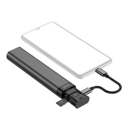 محول ذكي متعدد الوظائف 3 في 1 لتخزين البيانات وبطاقة التخزين وصندوق USB