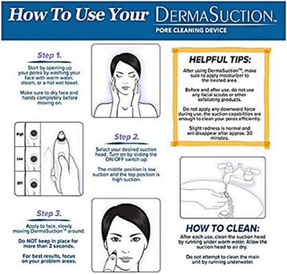 Dermasuction Pore Cleaning Device - Deep Cleansing for Your Skin