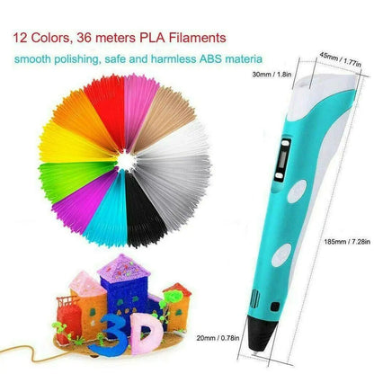 PLA 3D Pen-II - 3D Drawing Pen